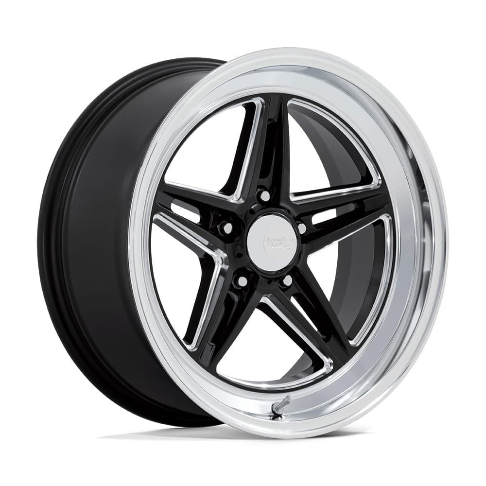 18x10 Goove Wheel 5x4.75 Bolt Circle Gloss Black