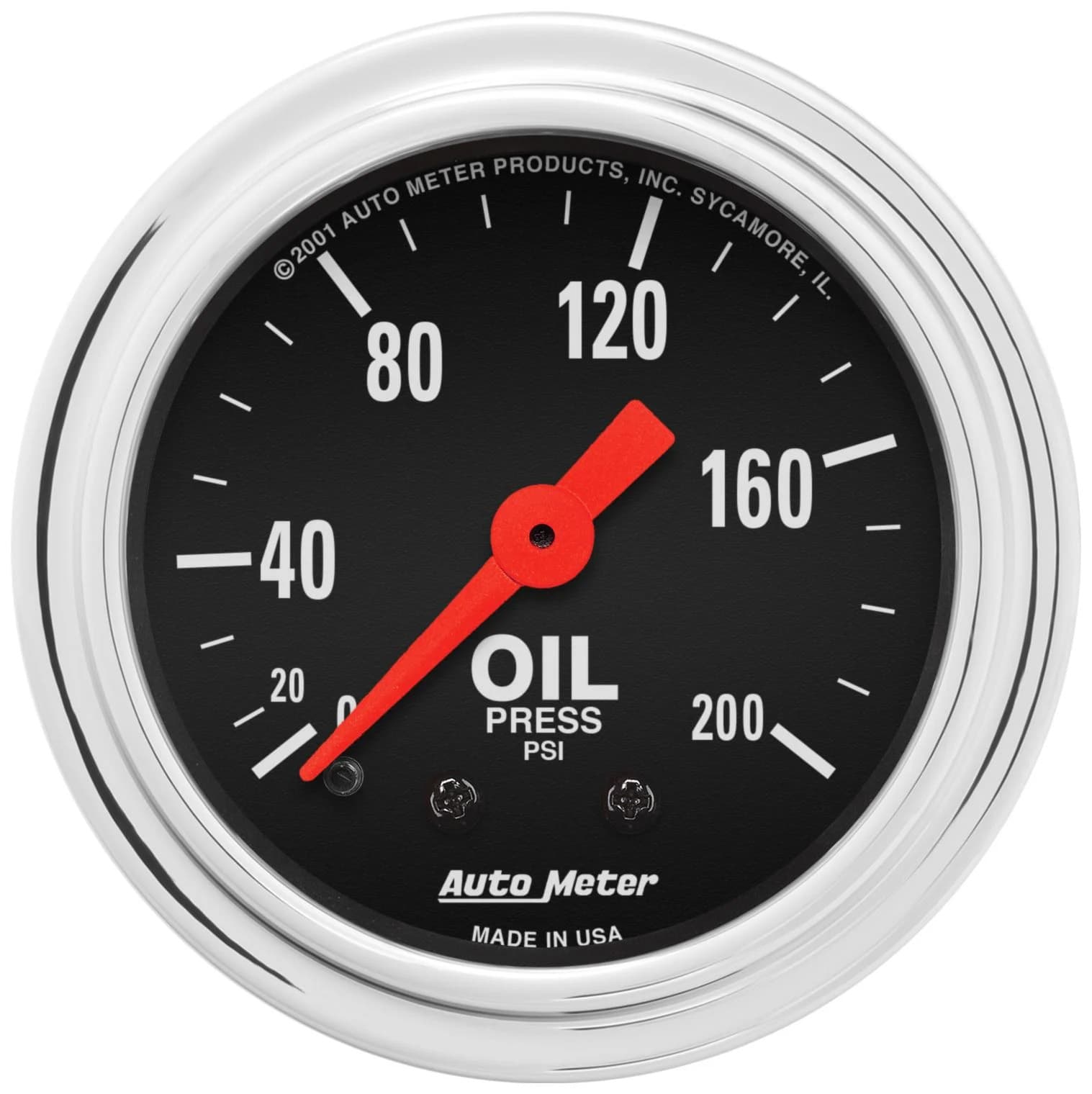 0-200 Oil Pressure Gauge 
