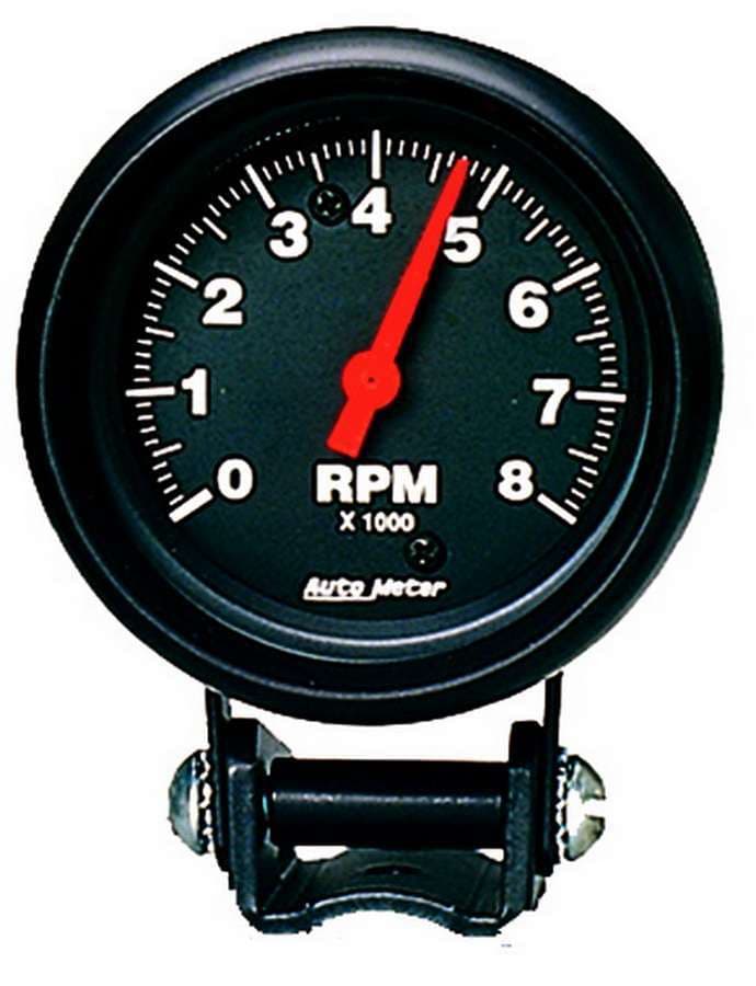8000 Rpm Black Tach 