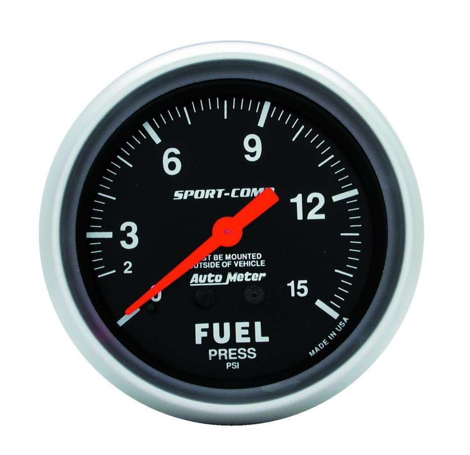 0-15 Fuel Pressure Gauge 