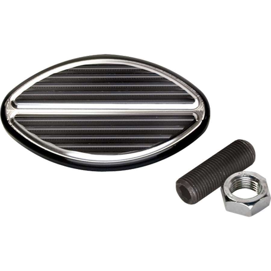 Black Oval Brake Pedal 