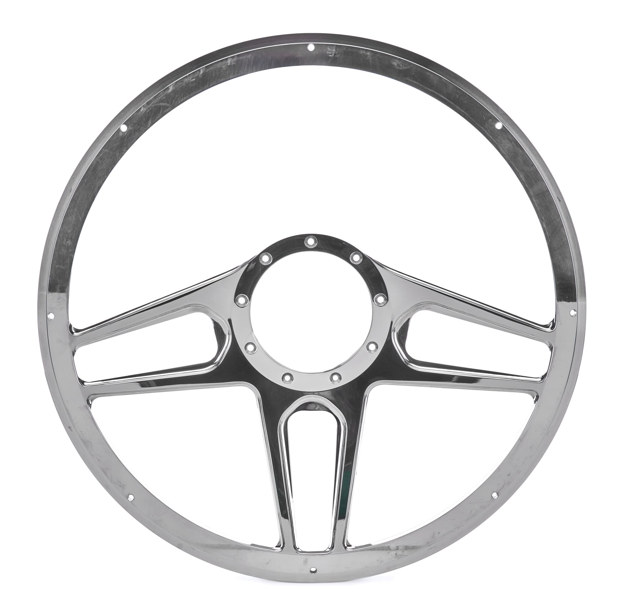 Steering Wheel 1/2 Wrap 15.5in Tec 5 Polished