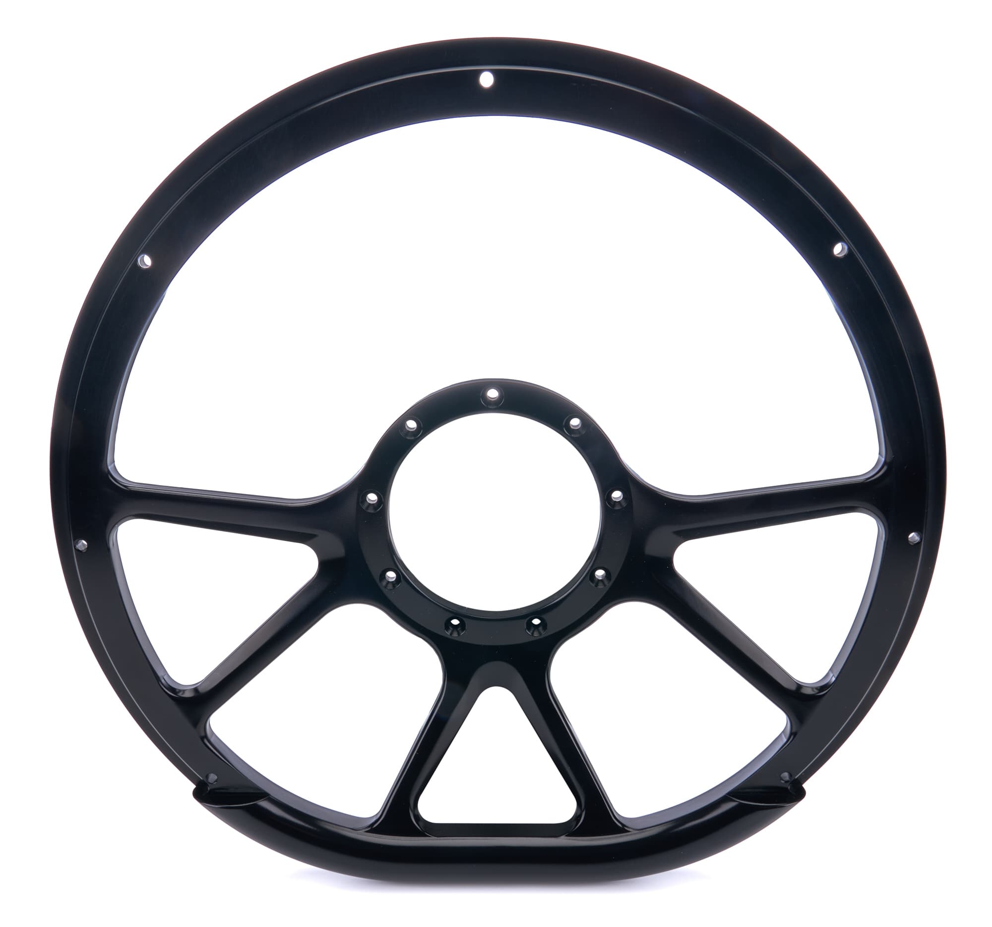 Steering Wheel 14in D-Sh ape Prism Black