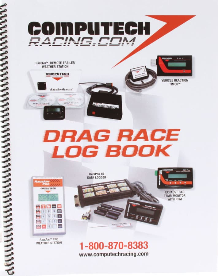 Drag Race Log Book 