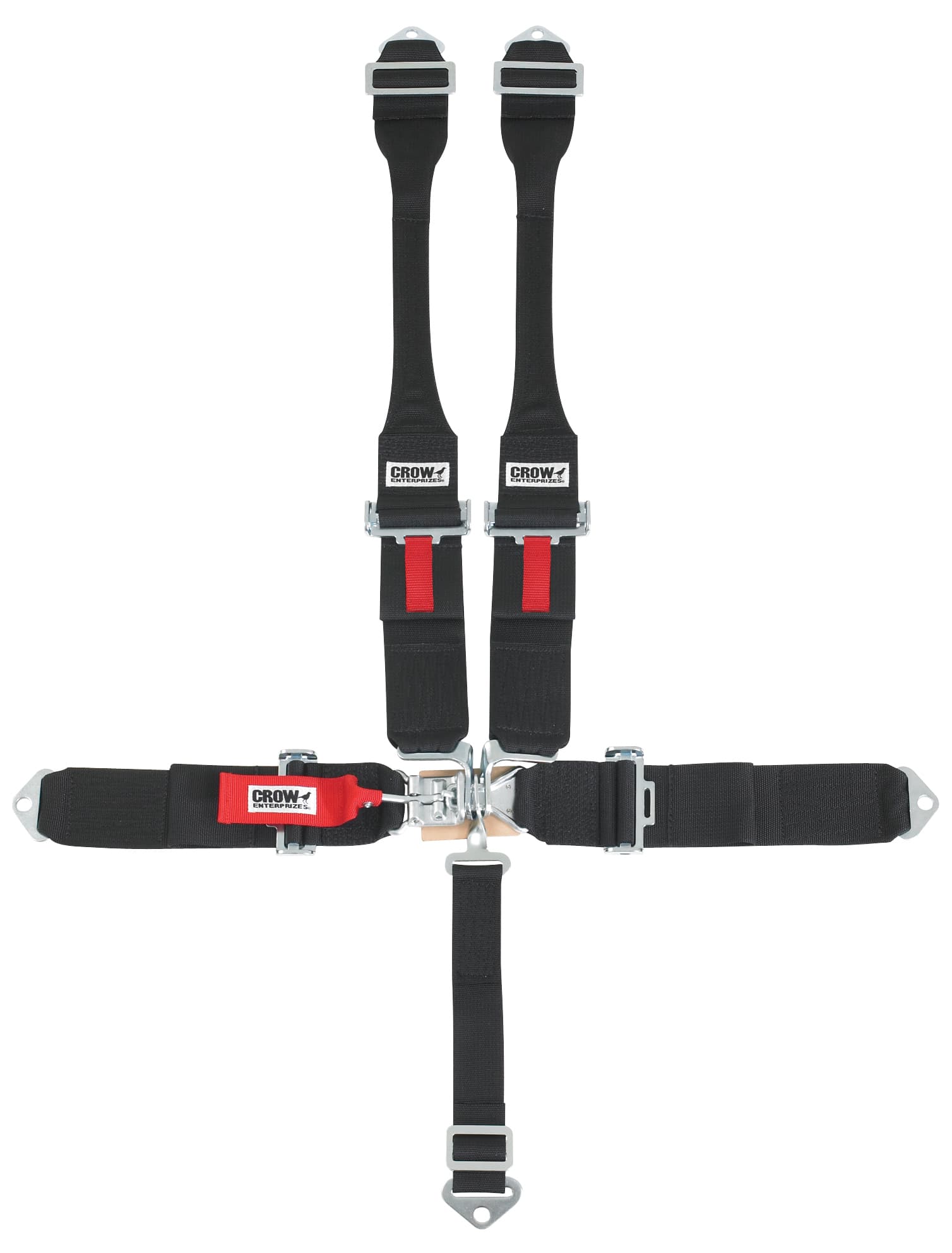 5-Way L&L 52in Lap Belt- Indiv DB Harness B/I Wit
