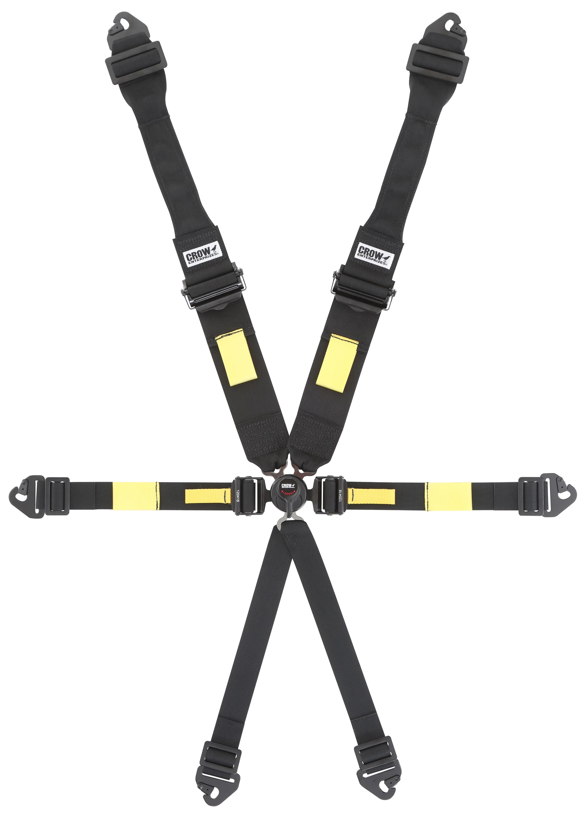Enduro Harness 6 Point Quick Change Hans Blk