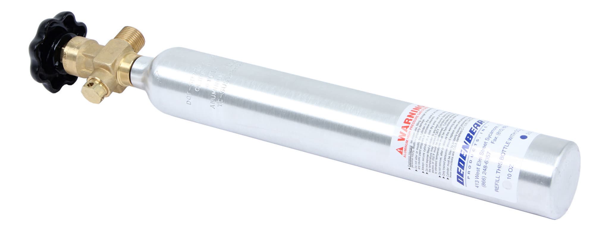 10oz. CO2 Bottle w/Valve 