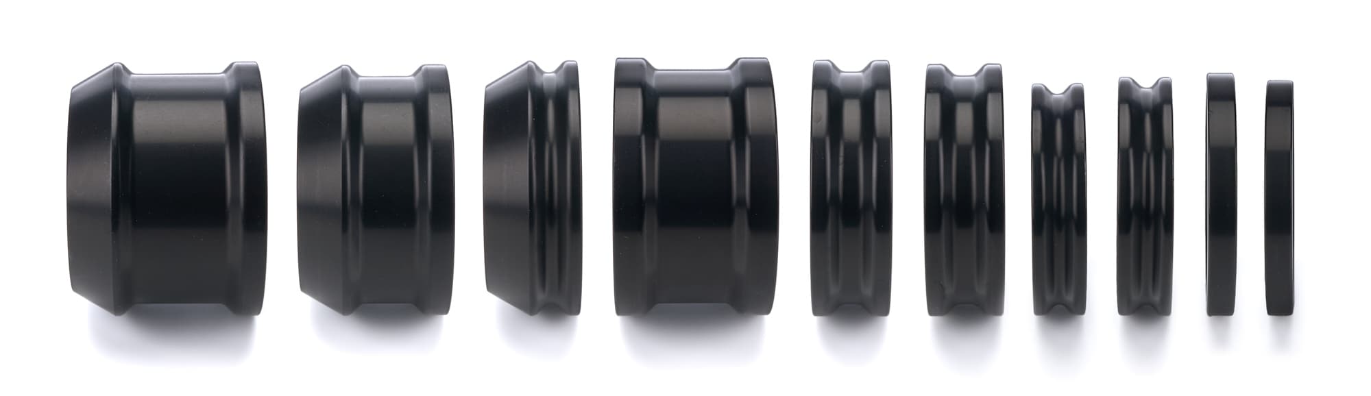 Alum Spacer Kit Black 
