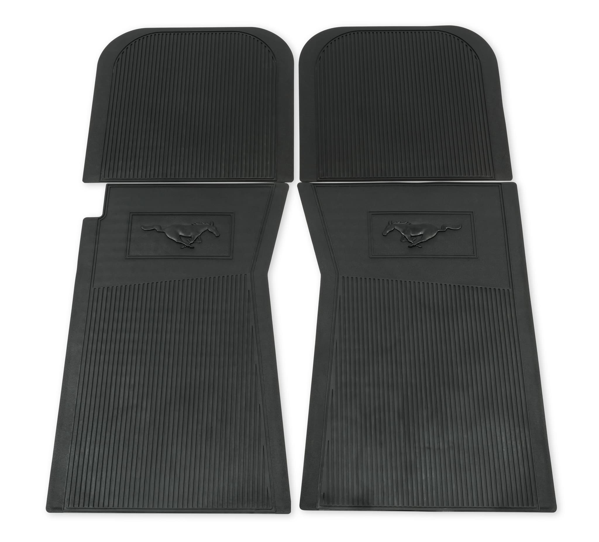 65-66 Mustang Pony Floor Mats Black