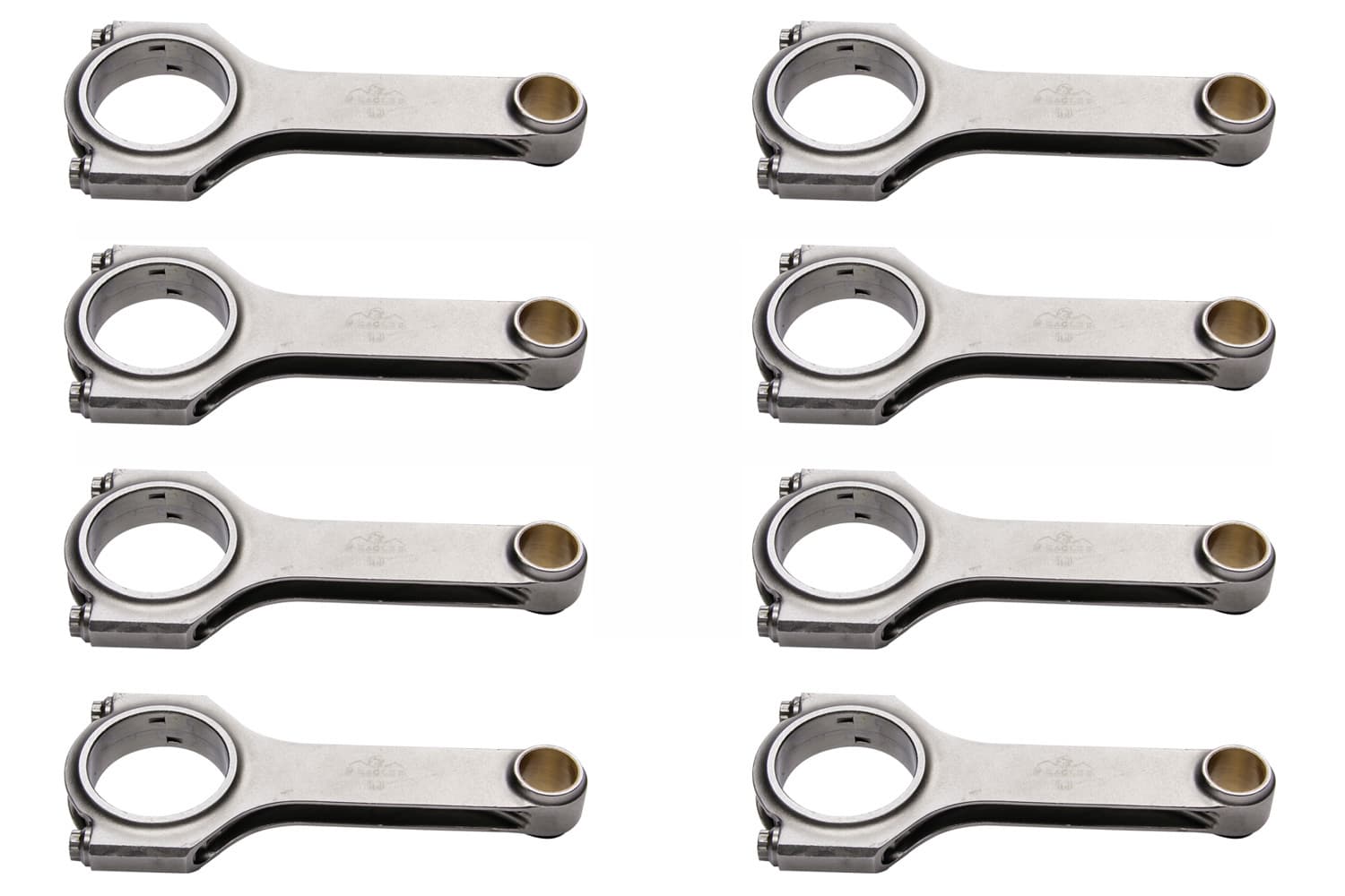 SBC 4340 Forged H-Beam Rods 6.200 w/ARP 2000