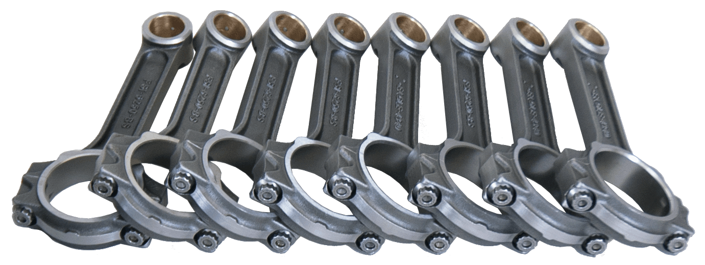 SBC Forged 4340 I-Beam Rods 6.250 w/7/16 Bolts