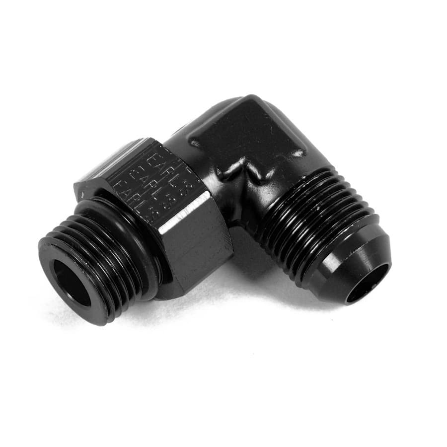 #10 Male to Male Swivel Fitting 7/8-14 90 Degree