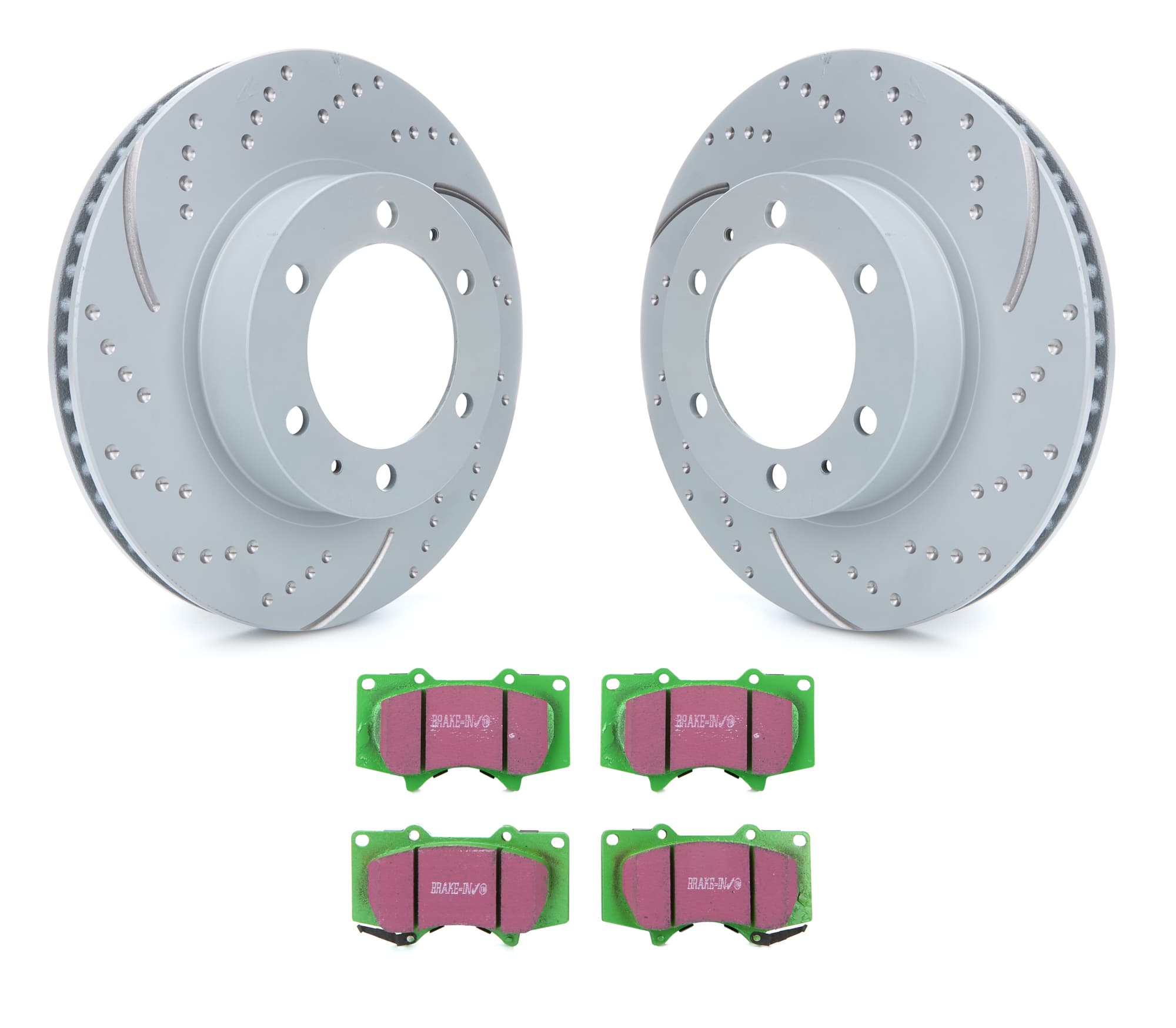 Brake Rotor & Pad Kit Greenstuff Toyota
