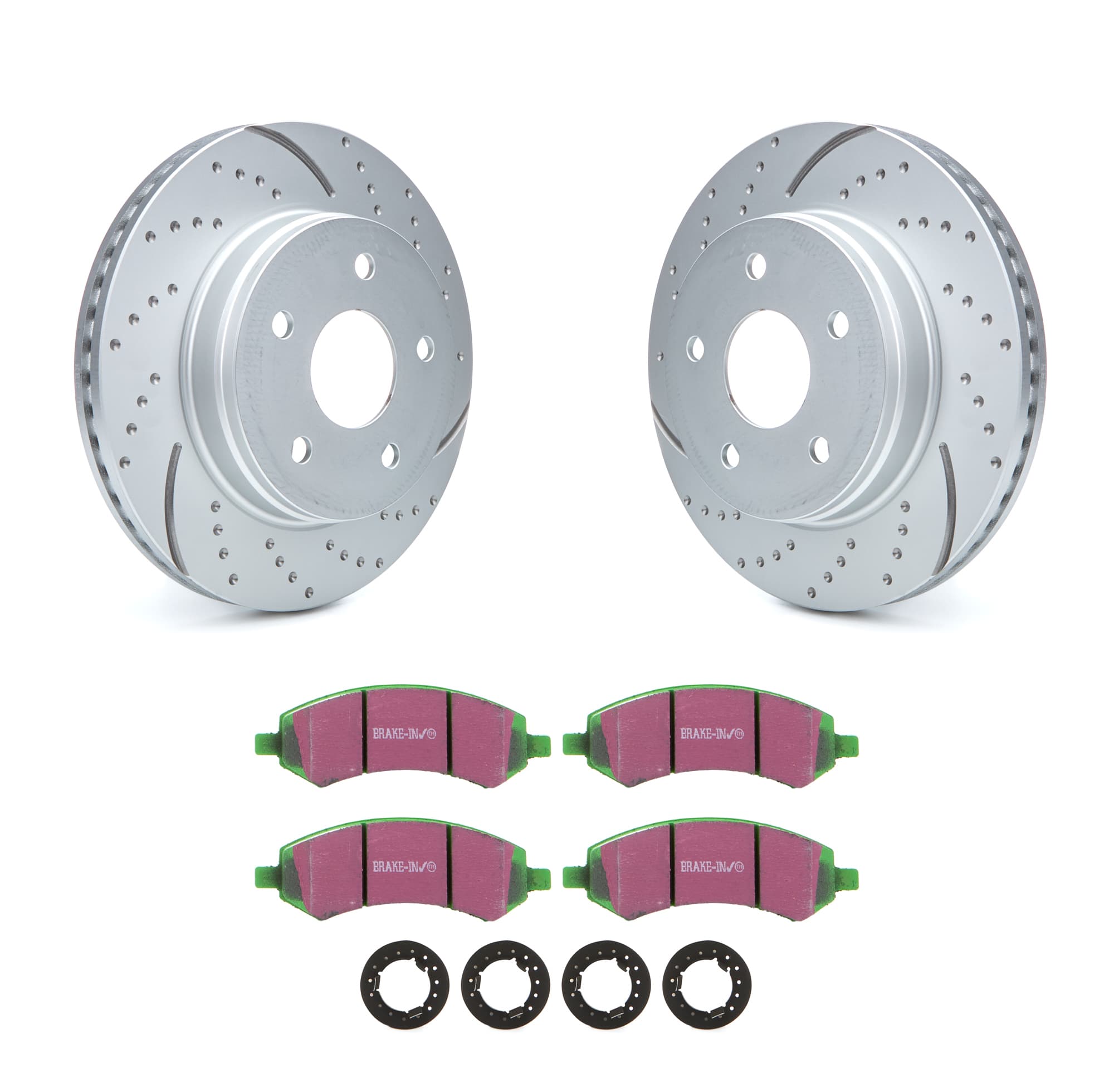 Brake Rotor & Pad Kit Greenstuff Durango