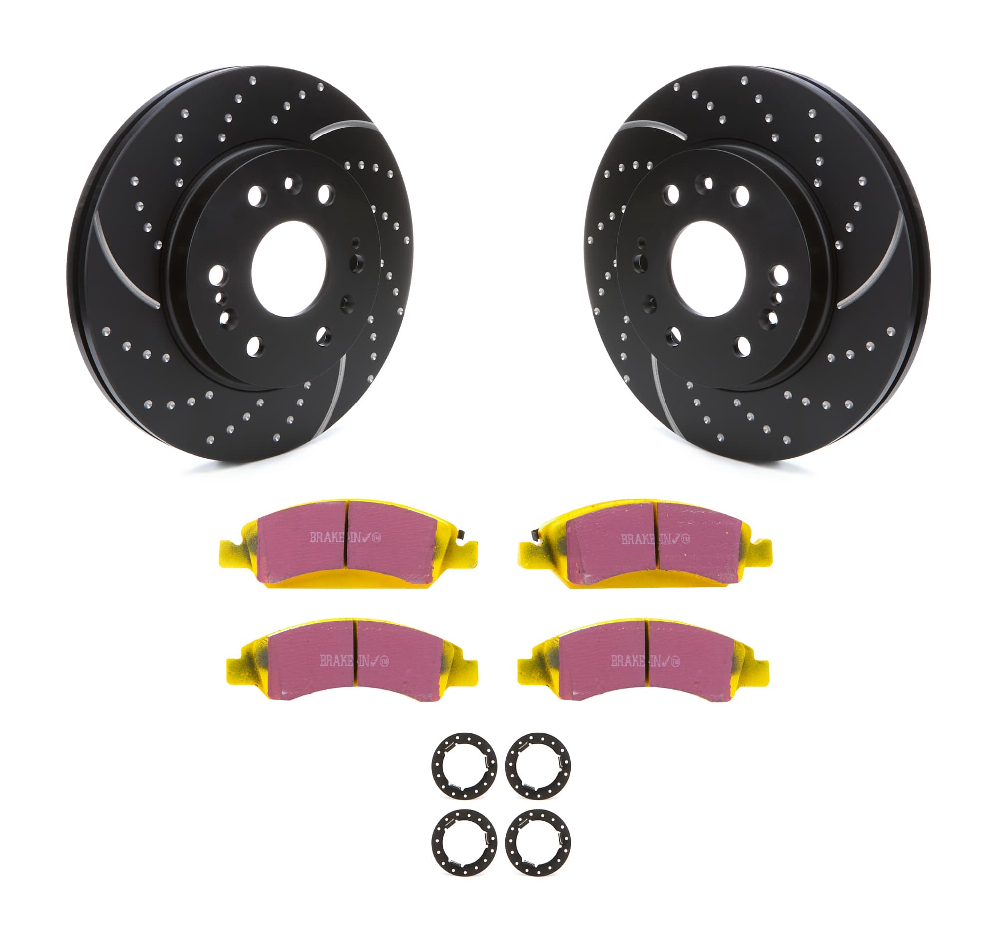 Brake Rotor & Pad Kit Yellowstuff GM Truck/SUV