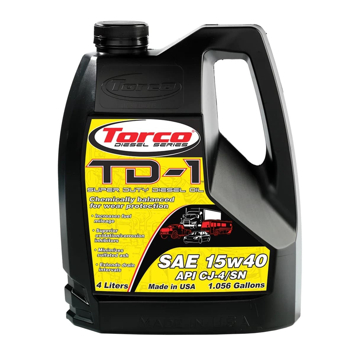 TD-1 Super Diesel 15w40 4-Liter Bottle