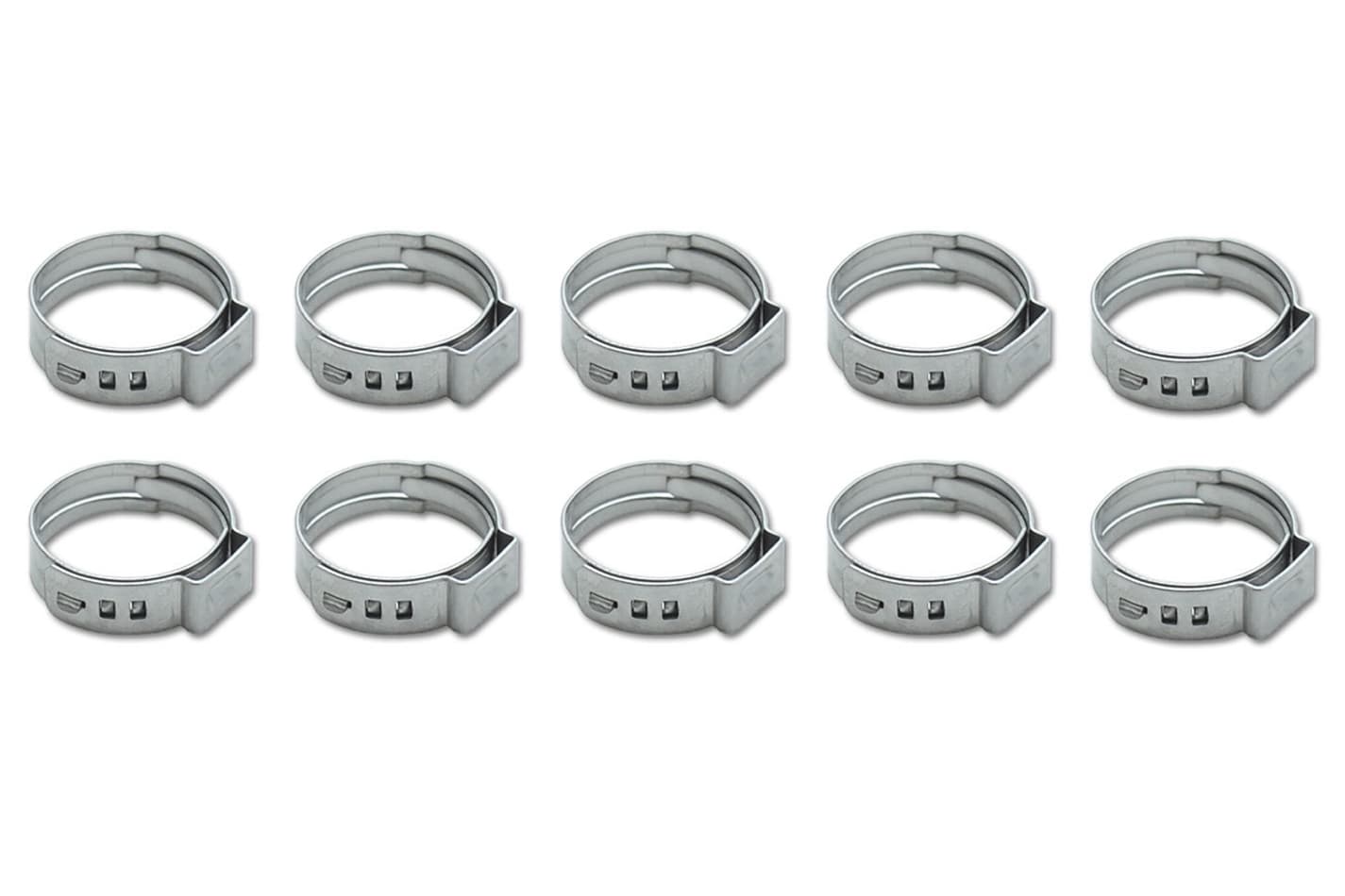 Stainless Steel Pinch Cl amps 16.0-19.2mm 10 Pack